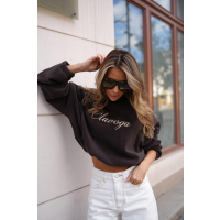 BLUZA DRESOWA DAMSKA KRATA OLAVOGA RETOA BROWN