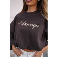 BLUZA DRESOWA DAMSKA KRATA OLAVOGA RETOA BROWN