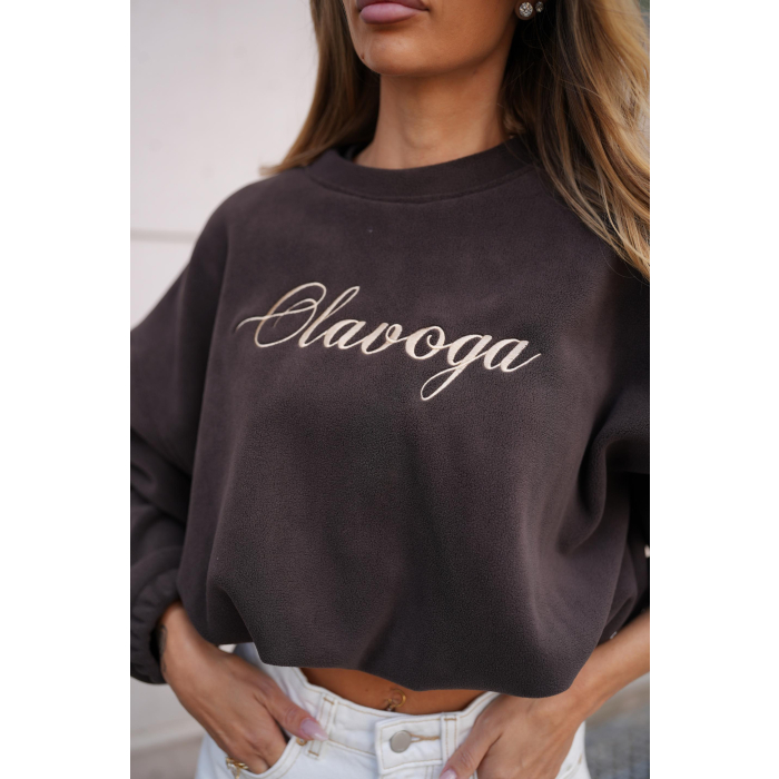 BLUZA DRESOWA DAMSKA KRATA OLAVOGA RETOA BROWN