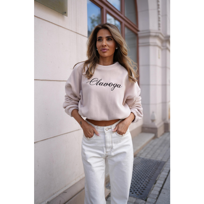 BLUZA DRESOWA DAMSKA KRATA OLAVOGA RETOA BEIGE