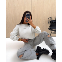 BLUZA DRESOWA DAMSKA OLAVOGA DAWN GRAY