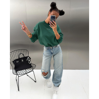 BLUZA DRESOWA DAMSKA OLAVOGA DAWN GREEN