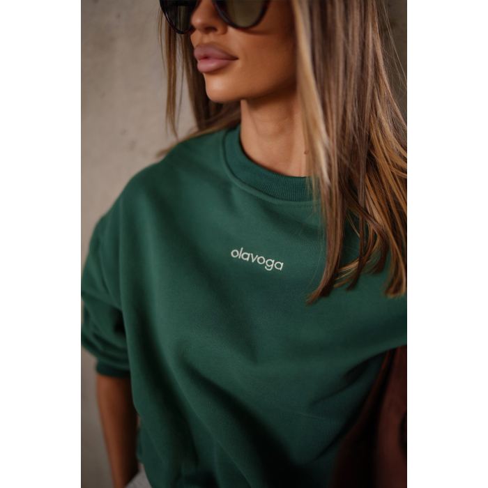 BLUZA DRESOWA DAMSKA OLAVOGA DAWN GREEN