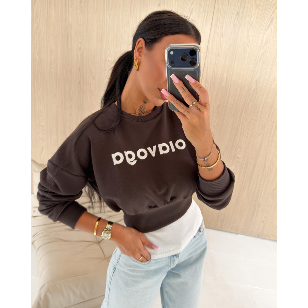 BLUZA DRESOWA DAMSKA OLAVOGA FRESH BROWN BLUZA DRESOWA DAMSKA OLAVOGA FRESH BROWN