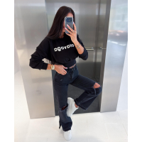 BLUZA DRESOWA DAMSKA OLAVOGA FRESH BLACK