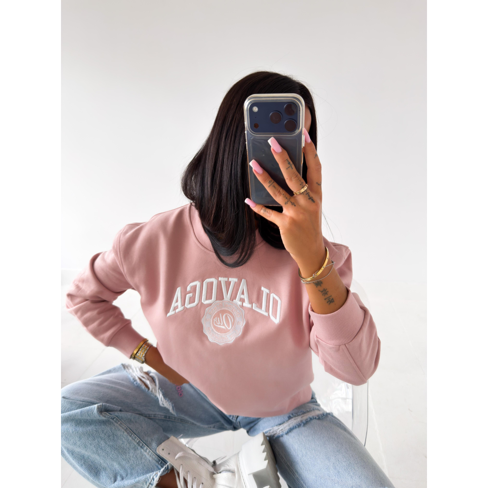 BLUZA DRESOWA DAMSKA OLAVOGA LULU PINK BLUZA DRESOWA DAMSKA OLAVOGA LULU PINK