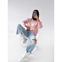 BLUZA DRESOWA DAMSKA OLAVOGA LULU PINK