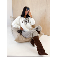 BLUZA DRESOWA DAMSKA OLAVOGA LULU ECRU