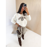 BLUZA DRESOWA DAMSKA OLAVOGA LULU ECRU