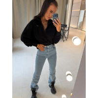 BLUZA DRESOWA DAMSKA OLAVOGA NACY BLACK