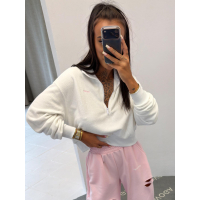 BLUZA DRESOWA DAMSKA OLAVOGA NACY ECRU