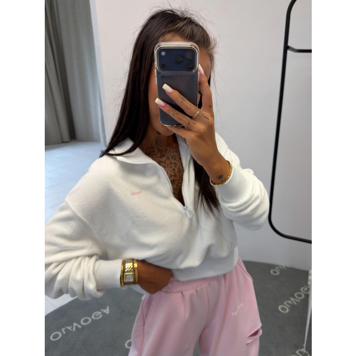 BLUZA DRESOWA DAMSKA OLAVOGA NACY ECRU