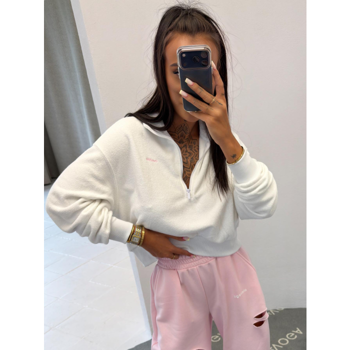 BLUZA DRESOWA DAMSKA OLAVOGA NACY ECRU