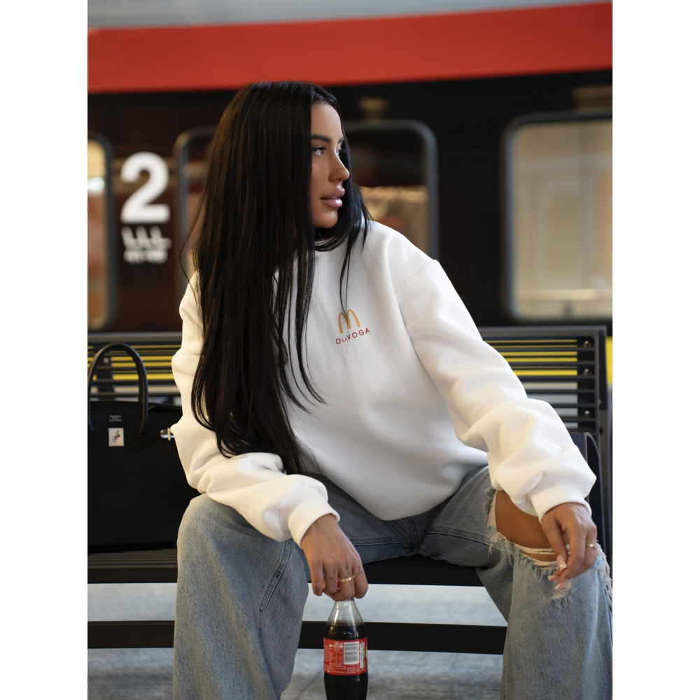 BLUZA DRESOWA DAMSKA OLAVOGA NOVIA ECRU BLUZA DRESOWA DAMSKA OLAVOGA NOVIA ECRU