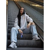 BLUZA DRESOWA DAMSKA OLAVOGA NOVIA LIGHT GRAY MELANGE