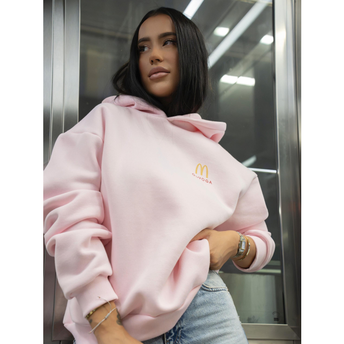 BLUZA DRESOWA DAMSKA OLAVOGA NOVIA PUDER