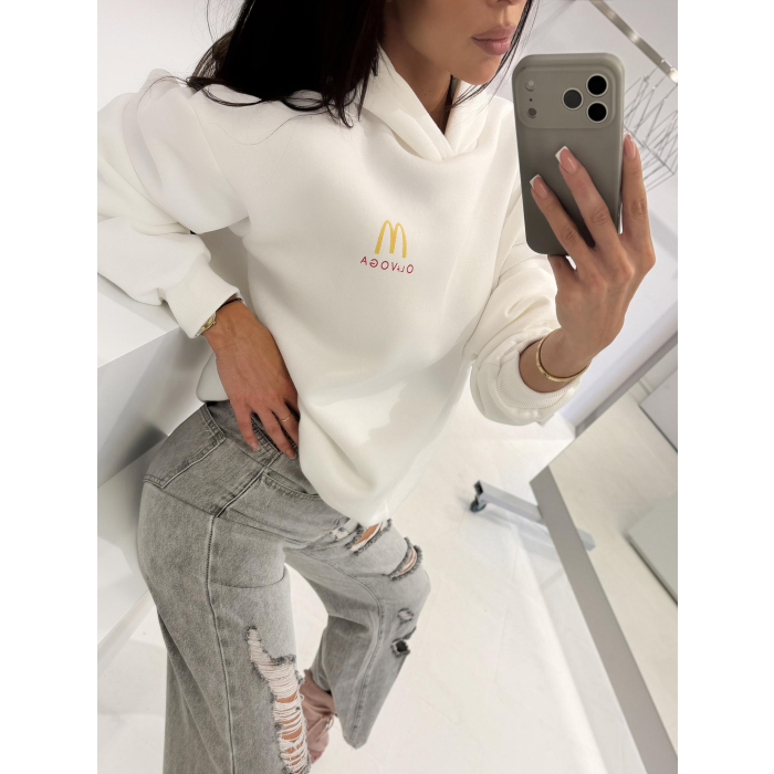 BLUZA DRESOWA DAMSKA OLAVOGA NOVIA ECRU