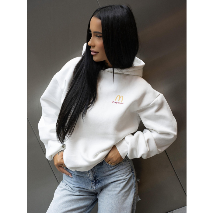 BLUZA DRESOWA DAMSKA OLAVOGA NOVIA ECRU
