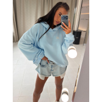 BLUZA DRESOWA DAMSKA OLAVOGA SANTEA SKY BLUE
