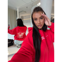 BLUZA DRESOWA DAMSKA OLAVOGA SANTEA RED