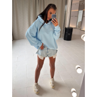 BLUZA DRESOWA DAMSKA OLAVOGA SANTEA SKY BLUE