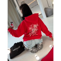 BLUZA DRESOWA DAMSKA OLAVOGA SANTEA RED