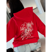 BLUZA DRESOWA DAMSKA OLAVOGA SANTEA RED