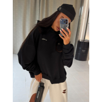 BLUZA DRESOWA DAMSKA OLAVOGA SANTEA BLACK