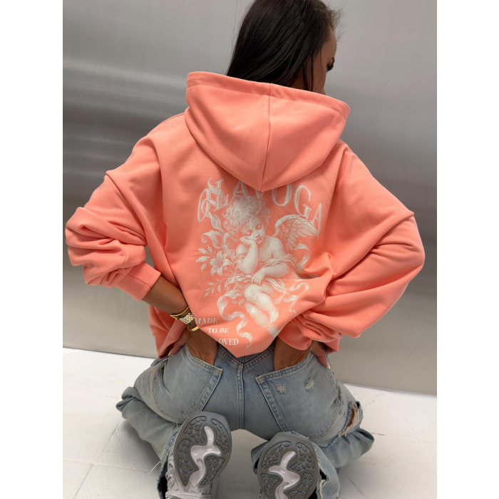 BLUZA DRESOWA DAMSKA OLAVOGA SANTEA PEACH