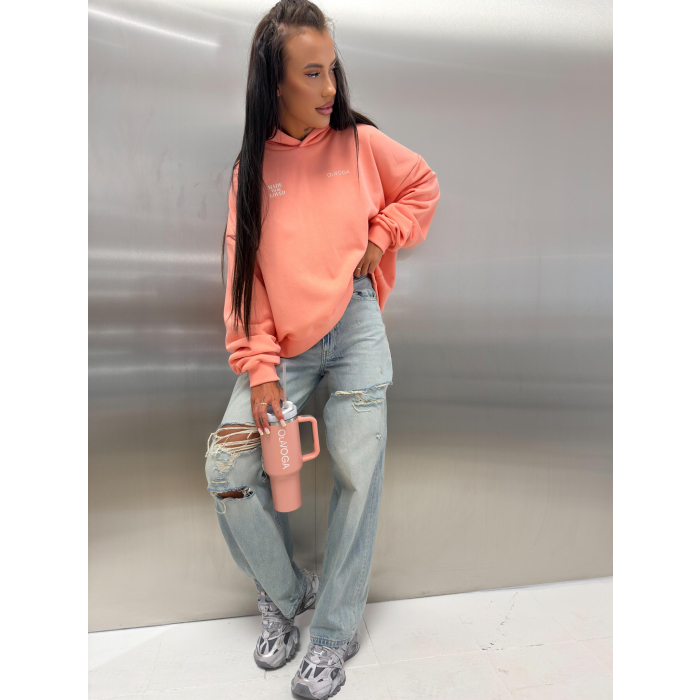 BLUZA DRESOWA DAMSKA OLAVOGA SANTEA PEACH
