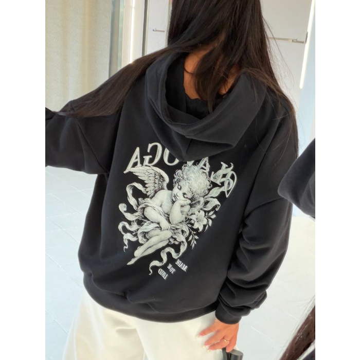 BLUZA DRESOWA DAMSKA OLAVOGA SANTEA BLACK