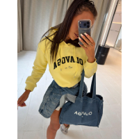 BLUZA DRESOWA DAMSKA OLAVOGA SOVE YELLOW