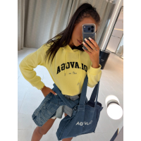 BLUZA DRESOWA DAMSKA OLAVOGA SOVE YELLOW