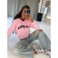BLUZA DRESOWA DAMSKA OLAVOGA SOVE PINK