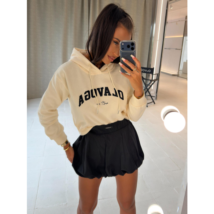 BLUZA DRESOWA DAMSKA OLAVOGA SOVE ECRU