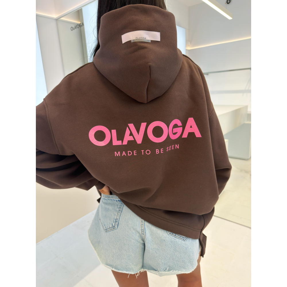 BLUZA DRESOWA DAMSKA OVERSIZE OLAVOGA AVIRA BROWN BLUZA DRESOWA DAMSKA OVERSIZE OLAVOGA AVIRA BROWN