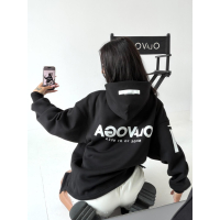 BLUZA DRESOWA DAMSKA OVERSIZE OLAVOGA AVIRA BLACK