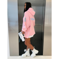 BLUZA DRESOWA DAMSKA OVERSIZE OLAVOGA AVIRA PUDER