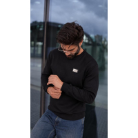 BLUZA MĘSKA BAWEŁNIANA OLAVOGA MEN BALORO BLACK