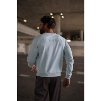 BLUZA MĘSKA BAWEŁNIANA OLAVOGA MEN BALORO BLUE
