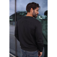 BLUZA MĘSKA BAWEŁNIANA OLAVOGA MEN BALORO BLACK