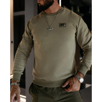 BLUZA MĘSKA BAWEŁNIANA OLAVOGA MEN BALORO BEIGE