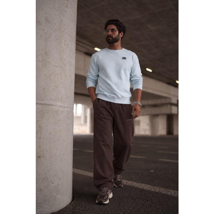 BLUZA MĘSKA BAWEŁNIANA OLAVOGA MEN BALORO BLUE