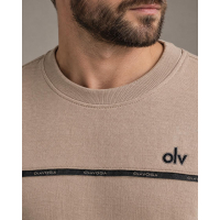 BLUZA MĘSKA BAWEŁNIANA OLAVOGA MEN ENUOR BEIGE
