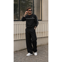 BLUZA MĘSKA BAWEŁNIANA OLAVOGA MEN ENUOR BLACK