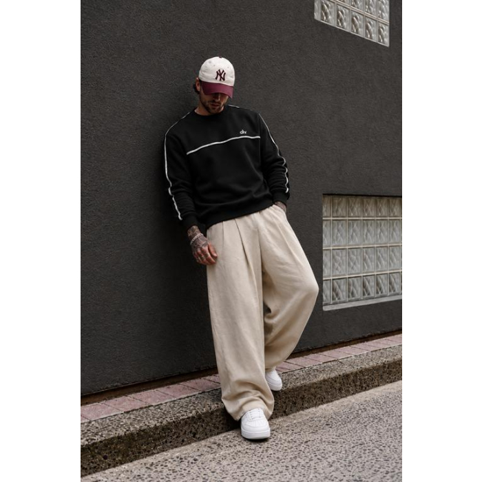 BLUZA MĘSKA BAWEŁNIANA OLAVOGA MEN ENUOR BLACK