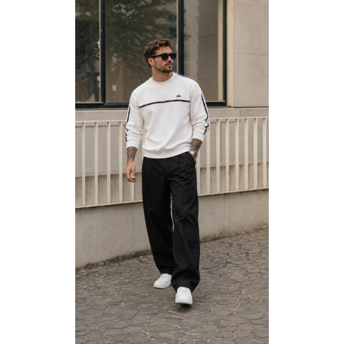 BLUZA MĘSKA BAWEŁNIANA OLAVOGA MEN ENUOR ECRU