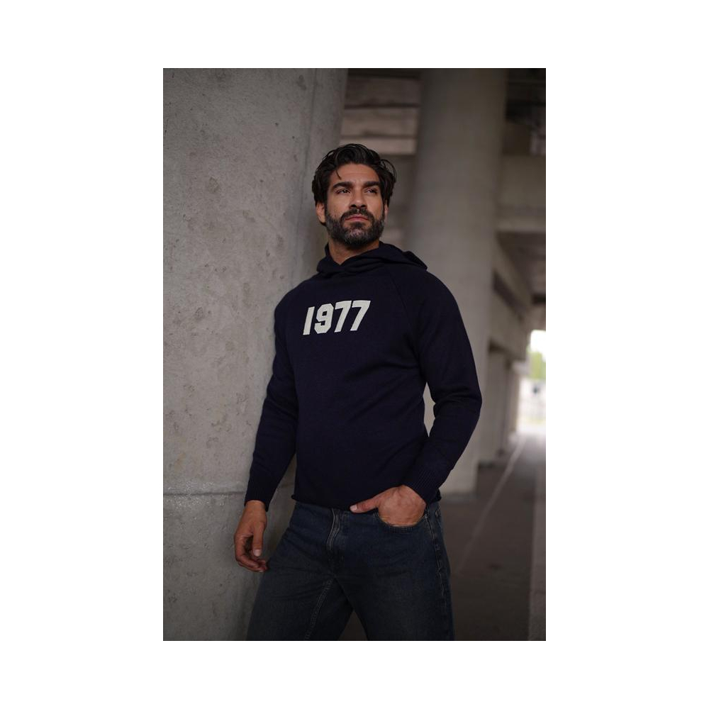 BLUZA MĘSKA BAWEŁNIANA OLAVOGA MEN UNIQS NAVY BLUE