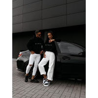BLUZA MĘSKA BAWEŁNIANA OLAVOGA MEN VALLARO BLACK