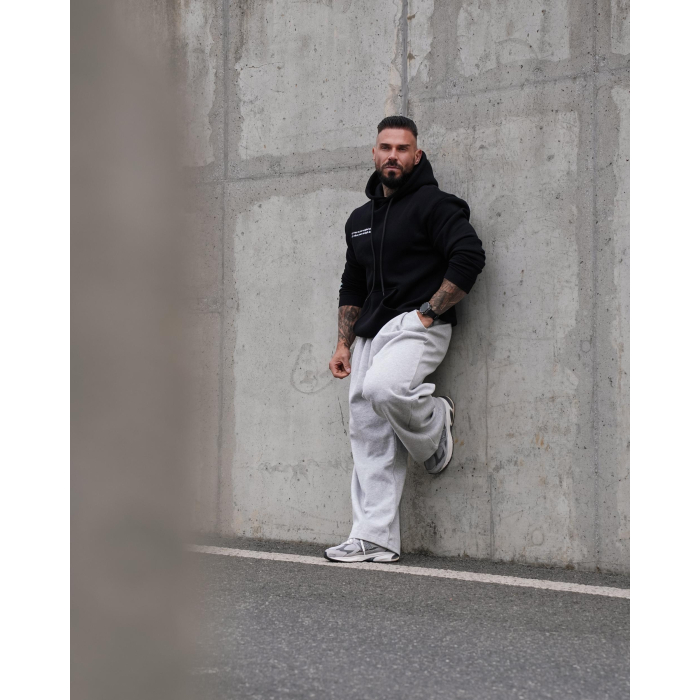 BLUZA MĘSKA BAWEŁNIANA Z KAPTUREM ORZEŁ OLAVOGA EAGLE BLACK